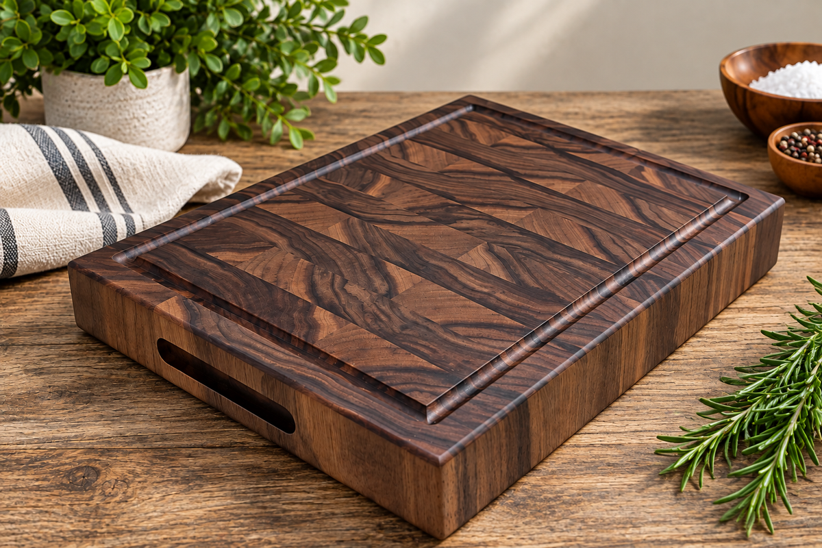 Premium American Walnut End-Grain Cutting Boards