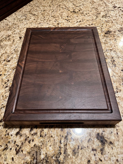 Premium All Walnut Grain Cutting Board Masterpiece Design #4